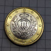 1евро Сан-Марино 2013 г..