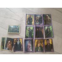 Наклейки Merlin Властелин колец 2001 год 69 штук