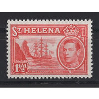 1938 Остров Святой Елены / ST. HELENA** 1,5d Георг VI (SG 133)