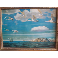 Картина А. Рылов "В голубом просторе"