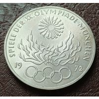 Германия 10 марок, 1972 XX летние Олимпийские Игры, Мюнхен 1972 - Факел   J   ( 1-14-5 )