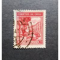 Марка Чили 1939 год Пейзаж