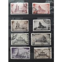 СССР 1937г. Серия из 8 марок. Архитектура Москвы. гаш.