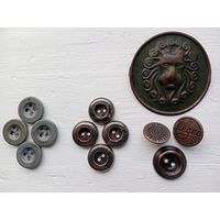 Пуговицы. Металлические. Фурнитура. Для рукоделия