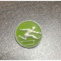 Знак СССР Бег с препятствиями. Редкий. Малый тираж