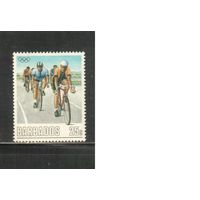 Барбадос-1988 (Мих.701) , **,  Спорт, , Велоспорт ,Велосипеды
