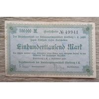Werty71 Германия 100000 марок 1923 банкнота Гроссгельд Штольберг Столберг