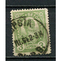 Германия - Лейпциг (Lipsia) - Местные марки - 1893 - Lipsia 3Pf - [Mi.10b] - 1 марка. Гашеная.  (Лот 74CR)