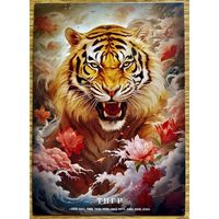 Открытка чистая 10х15 см. Иллюстратор Иван Михайлуц "Китайский Гороскоп"