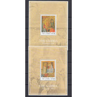 Живопись. Гамбия. 1991. 2 блока. Michel N бл137-138 (13,0 е)