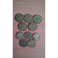 Украина, сборный лот мелких монет *