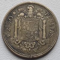 Испания 2,5 песеты 1953