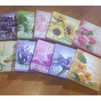 Редкость! .Комплект серебряных монет Красота цветов Прыгажосць кветак 10 рублей.Обмен на 8 любых унцовых монет.