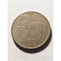 Норвегия 1 крона 1973