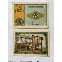 75 пфеннигов (нотгельды) г. Германия Пёкнек-2912