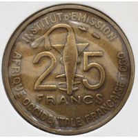 Французская Западная Африка 25 франков 1957 год