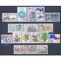 [2804] Чехия. 17 гашеных марок.