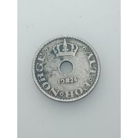 Норвегия 10 эре 1924 года .