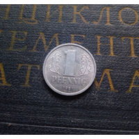 1 пфенниг 1981 (A) Германия ГДР #28 AU