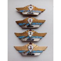 Комплект офицерской классности. На 3-м нет булавки.