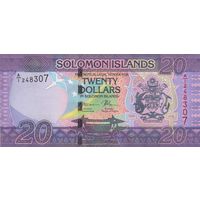Соломоновы Острова 20 долларов 2017 (UNC)