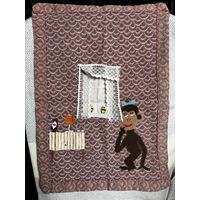 Панно Обезьянка, вышивка