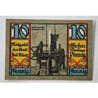 1921 год 10   пфеннигов    Германия
