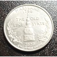 США. 25 центов. 2000. Мэриленд. P