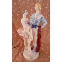 Редкая статуэтка "Ромео и Джульетта" / "Балетная пара", Киев, КЭКХЗ