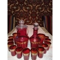 Набор рюмок Рубин