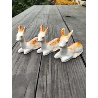 Фарфоровая статуэтка "Кабаржонок" Полонский ЗХК 1973-1991 3 шт