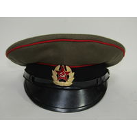 Фуражка солдатская сухопутных войск СССР. ВС СССР. Оригинал. СССР 1988 г.в.