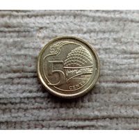 Werty71 Сингапур 5 центов 2013 Театр