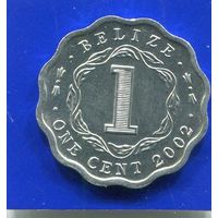 Белиз 1 цент 2002 UNC