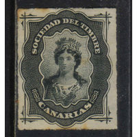 Испания Канарские острова 1874 Местная налоговая марка #5*