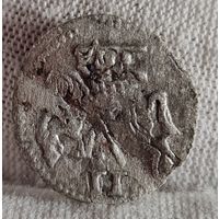 РЕДКИЙ R4! Денарий 1579 года Стефан Баторий, С РУБЛЯ! МНОГО ЛОТОВ С РУБЛЯ!