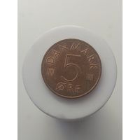 5 эре Дания 1986 год лот 43