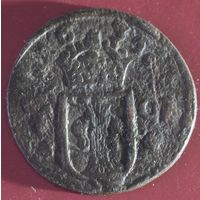 Швеция 1/4 эйре 1635 Сатер