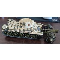Советский средний танк с минным тралом Т-34/76, масштаб 1/35