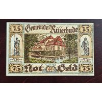 1921 год Германия 75 пфеннигов