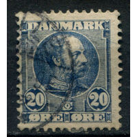 Дания - 1904/06г. - король Кристиан IX, 20 О - 1 марка - гашёная [Mi 49]. #3-WB-91-KS-8