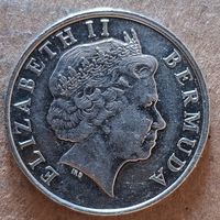 Бермуды 25 центов, 2004 г., КМ# 110