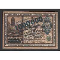 Данциг 1000000 марок 1923 года. Тип Р-22. Состояние VF+