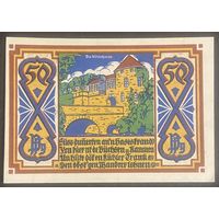 Нотгельд 50 пфеннигов 1921 год. Оснабрюк. Веймарская республика