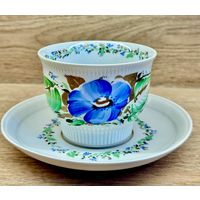 Чайная пара (Синий цветок) Лфз 1970
