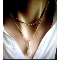 Цепочка с подвеской Swarovski