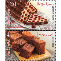 Молдова 2020. Гастрономия кулинария десерты 2 марки  (737)