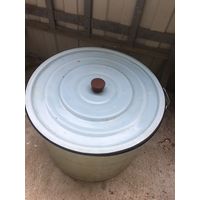 Выварка эмалированная с крышкой