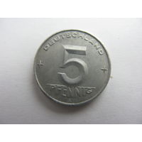 ГДР 5 пфеннигов  1952