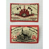 Нотгельд 25 пфеннигов Германия Обершлейзен-0101